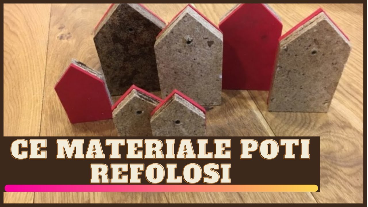 Materiale constructii - Ce poti RE-FOLOSI pentru o constructie ♻