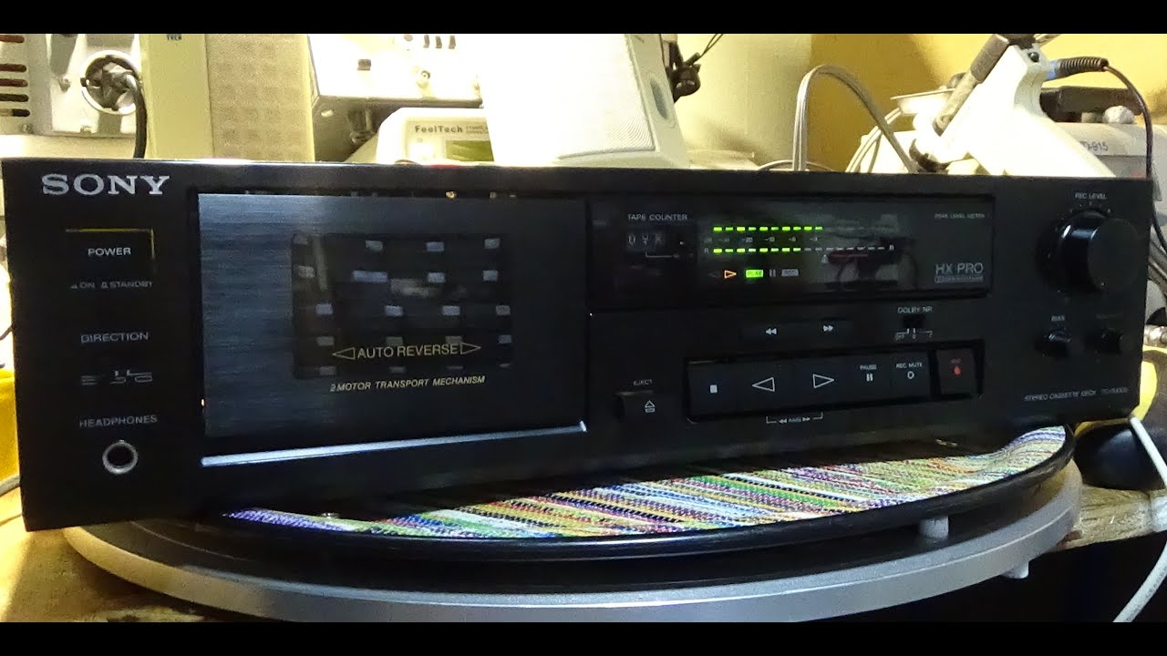 Sony TC-RX370 Hx-Pro Cassettedeck Repair Restoration part 1 of 1