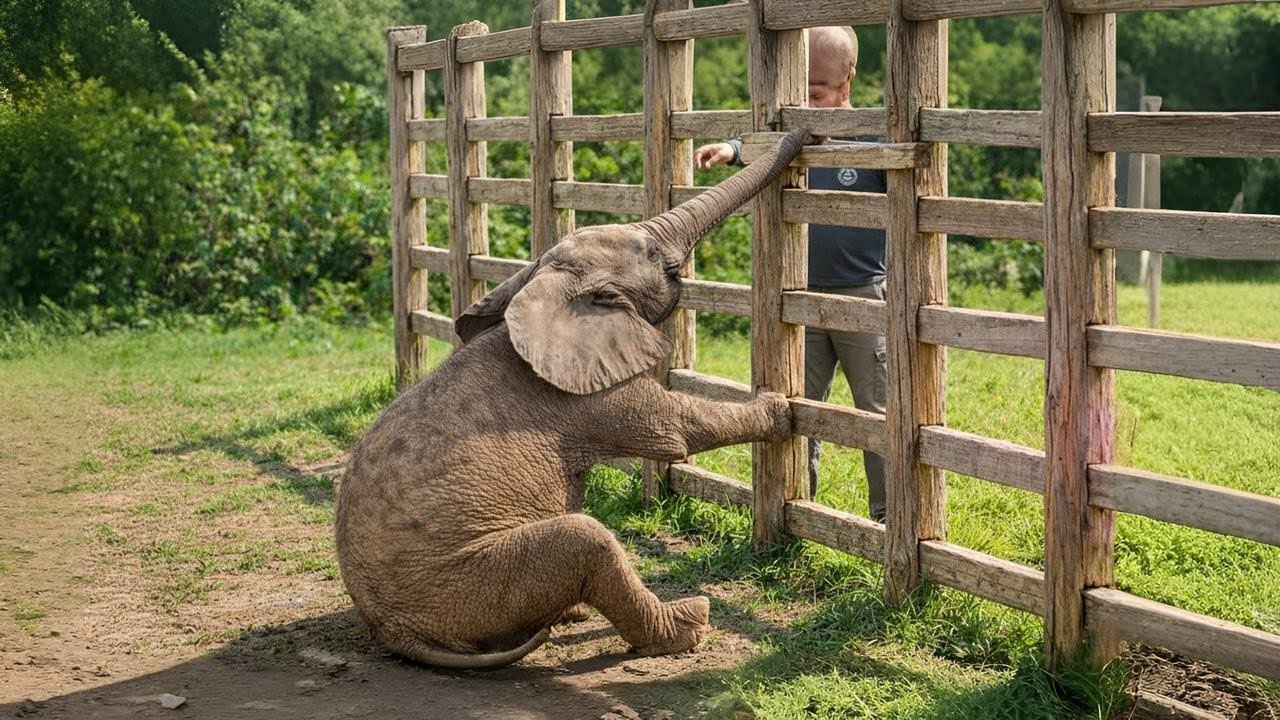 Baby Elephant’s Trunk Got Stuck and It Started Crying — What Happened Next Changed Everything!