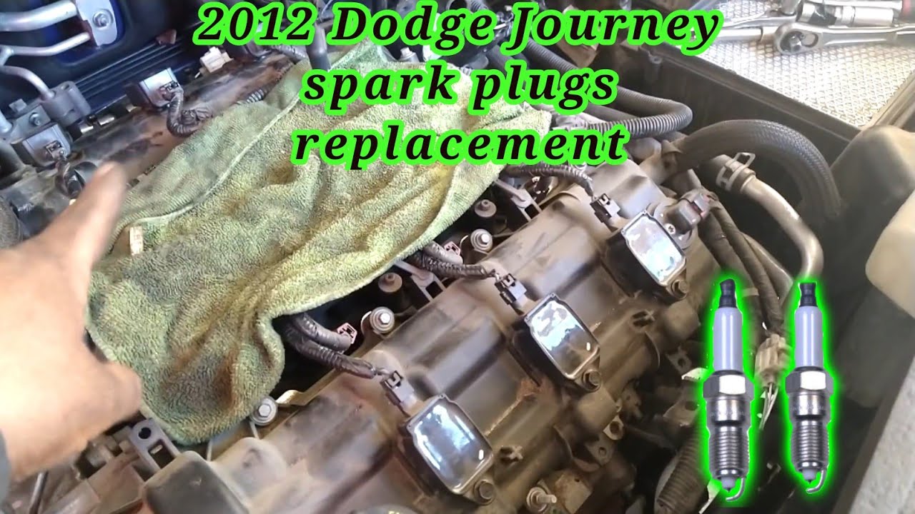 2012 Dodge Journey como cambiar las bujias (spark plugs replacement)