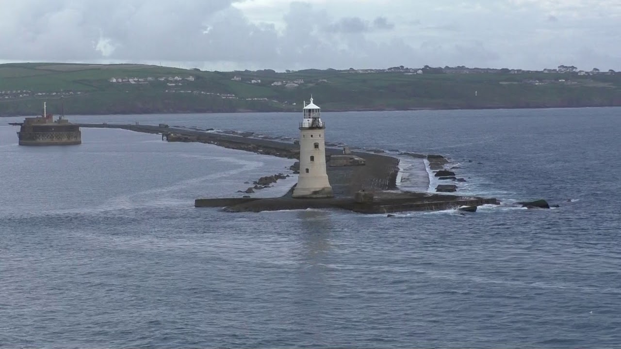 Plymouth Breakwater Lighthouse, Plymouth, Devon, England 12th May 2018
