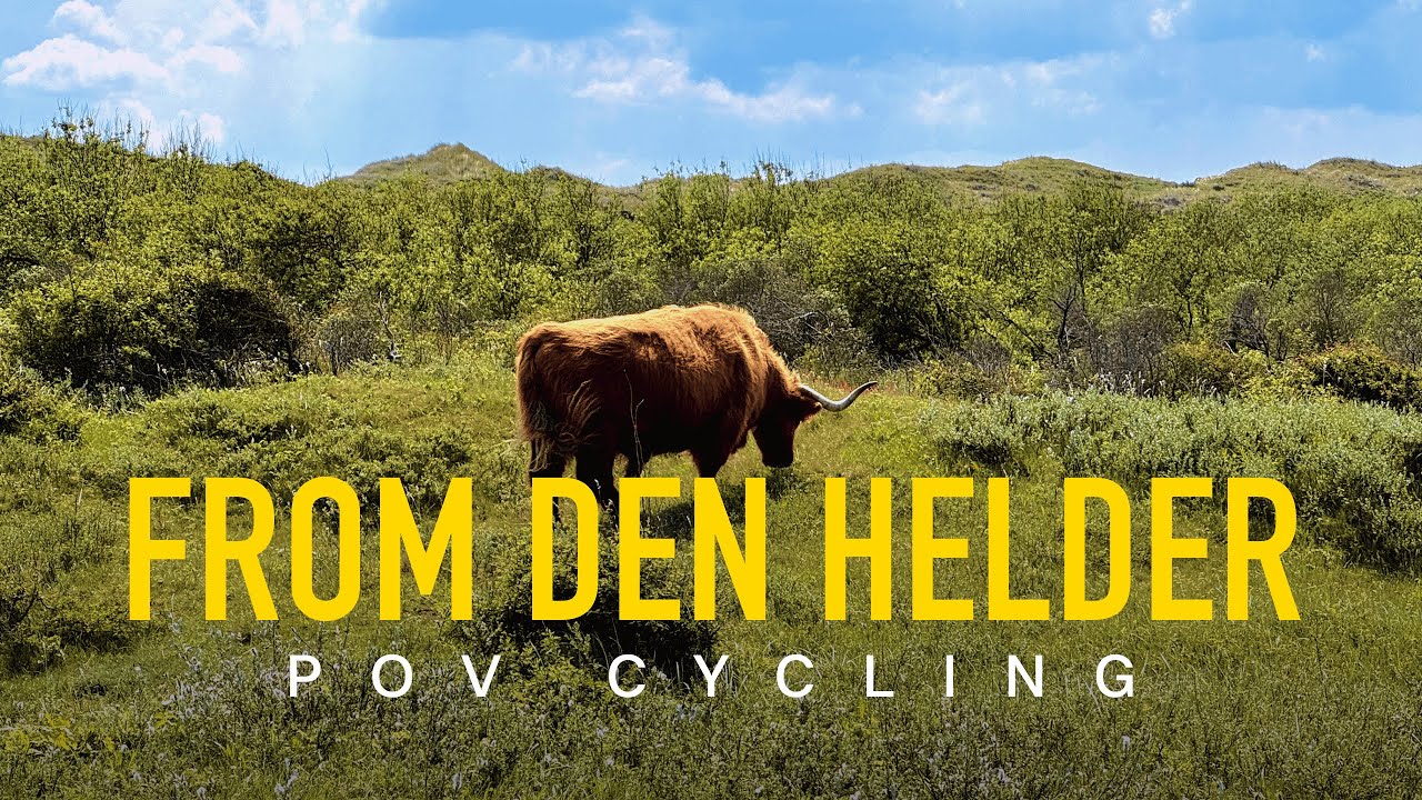 Путешествие на велосипеде от Den Helder до Amsterdam 105км | POV Cycling