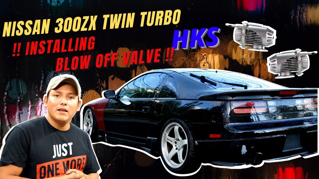 nissan 300zx twin turbo  installing hks blow off valve