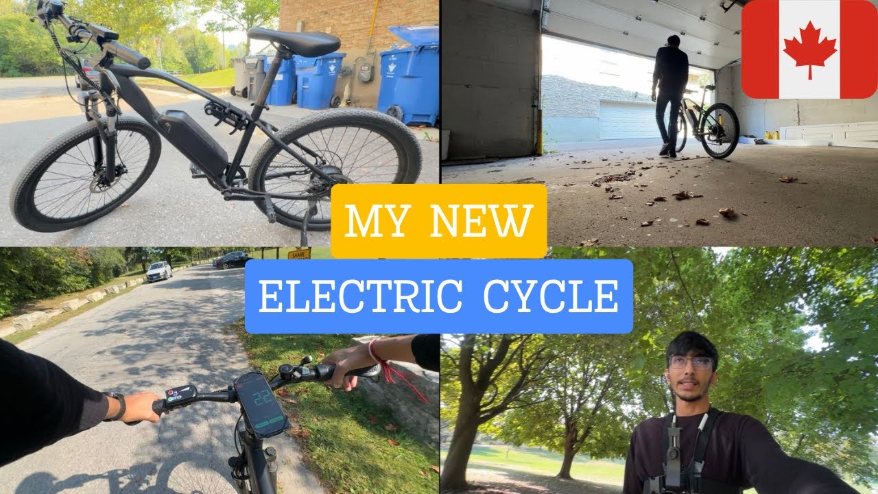 MY NEW ELECTRIC BIKE IN CANADA 🇨🇦 AS AN INTERNATIONAL STUDENT IS IT WORTH ?