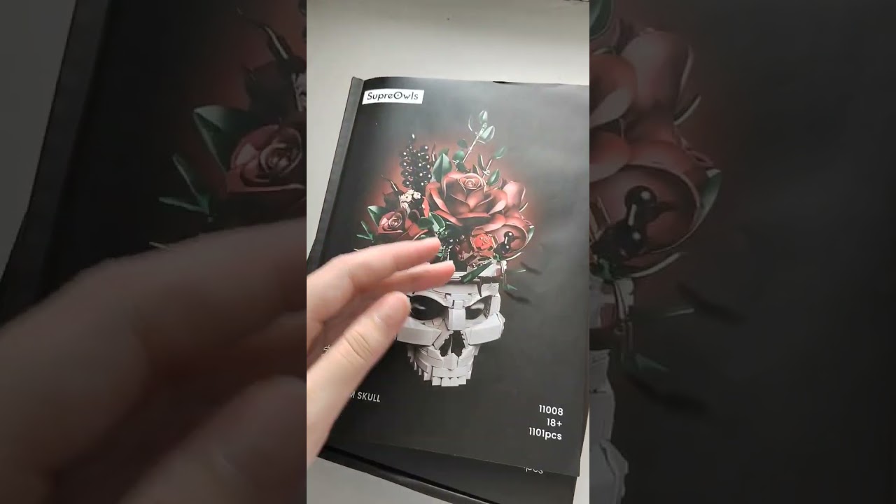 #lego #skull #flowers