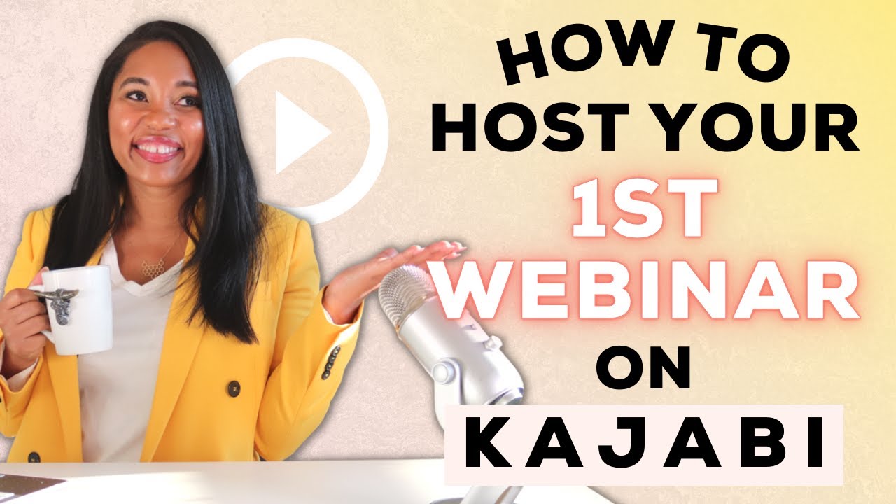 How To Host Your First Webinar on Kajabi