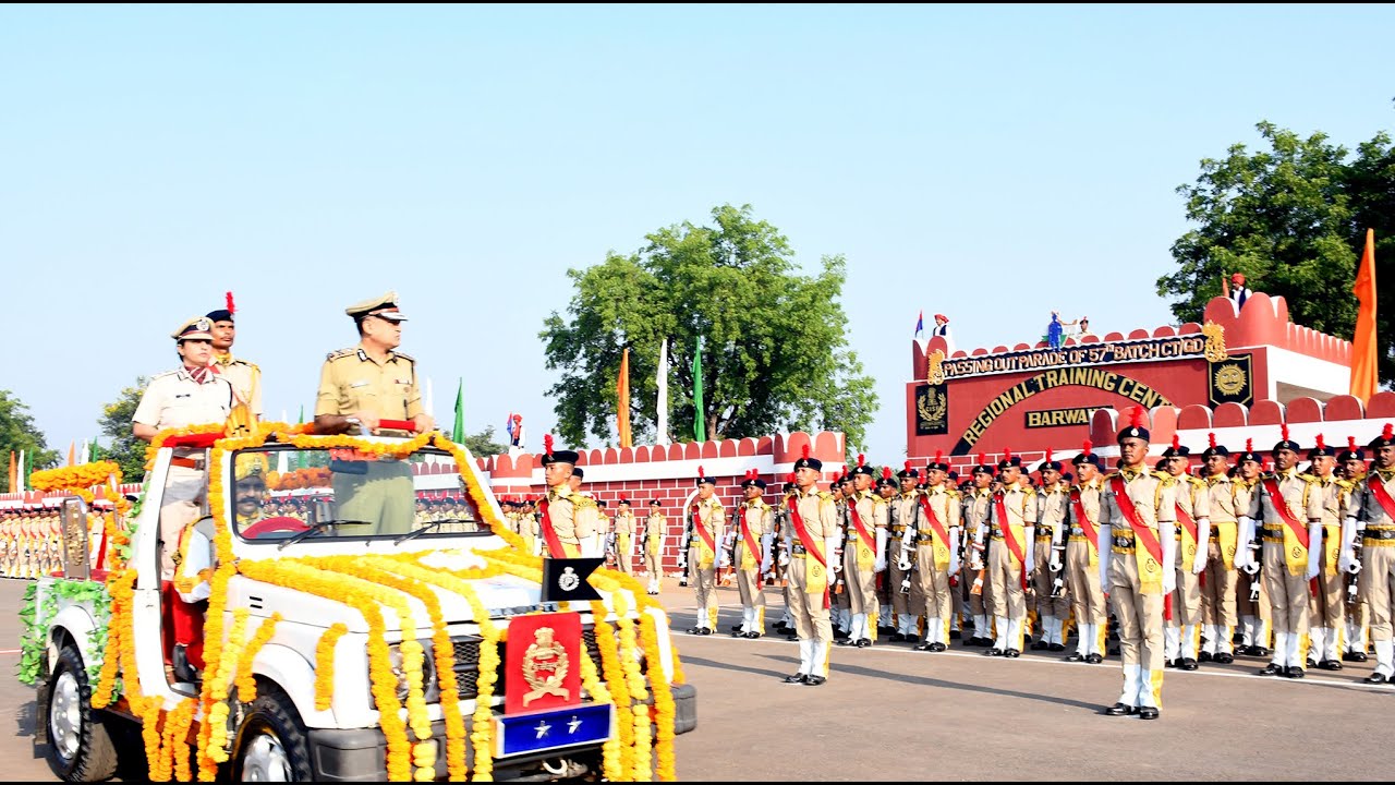 Passing Out Parade Of  57th Batch 2023  CISF RTC BARWAHA