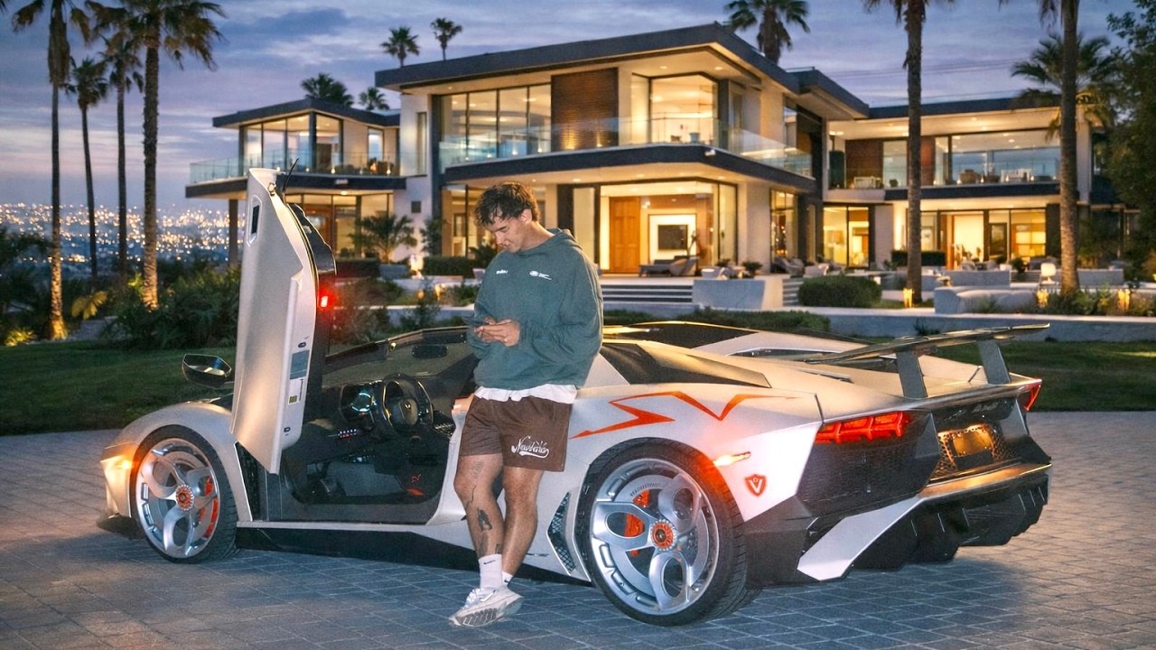 $16M House Shopping in my Lamborghini Aventador SV (IRL Stream)