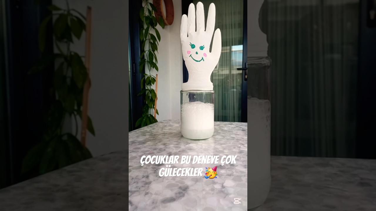 Karbonat-Sirke Deneyi🙌🏻 Okul &ouml;ncesi Deneyler #okul&ouml;ncesi #keşfet #etkinlik #deneyler #&ccedil;ocukvideoları