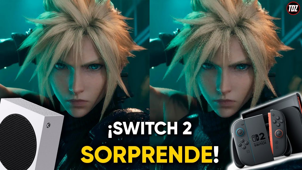 ¡SWITCH 2 SORPRENDE! Final Fantasy VII Remake en XBOX SERIES S y SWITCH 2