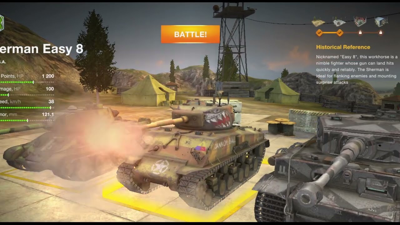 TANK PRACTICE MATCH