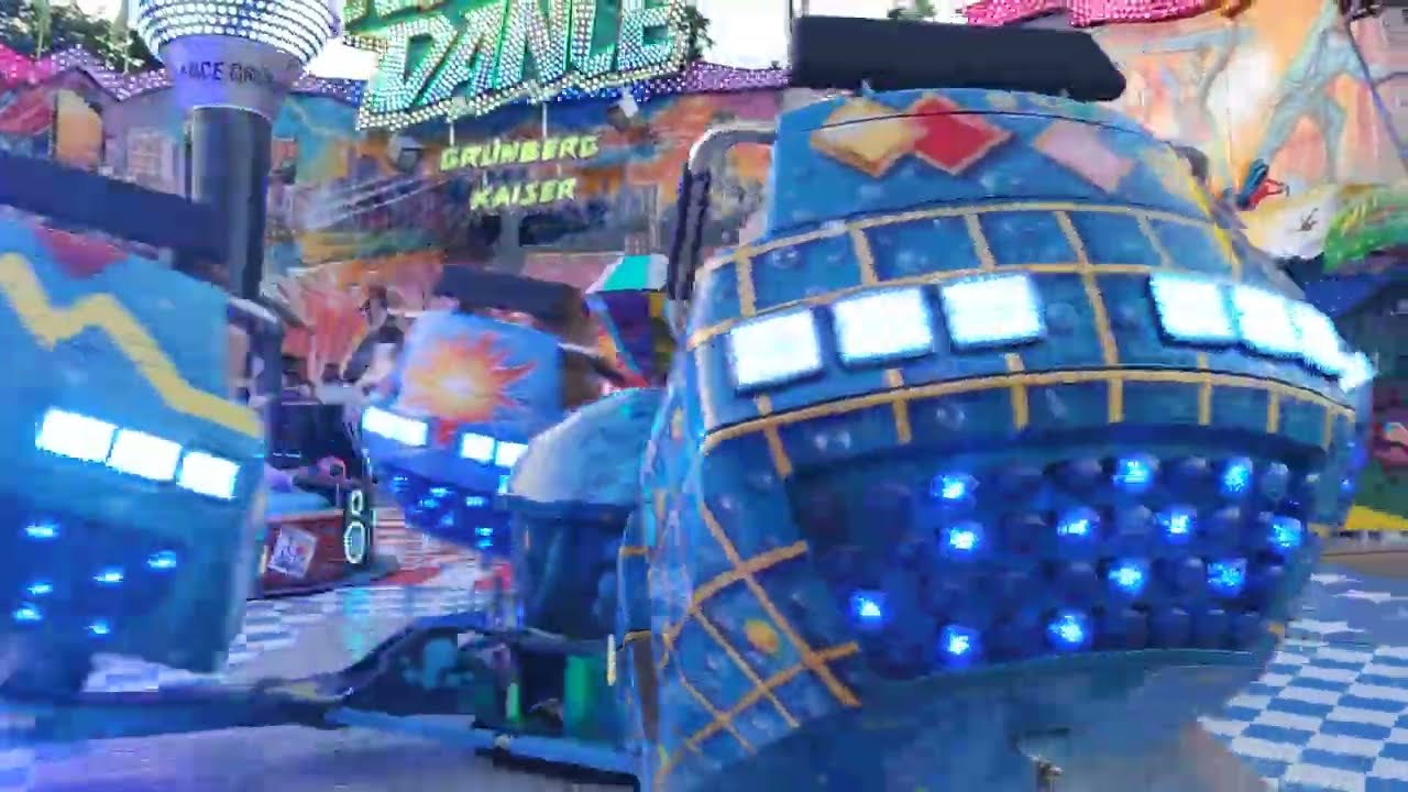 Break Dance - Gr&uuml;nberg-Kaiser (Offride) #2 // Regensburg Maidult 2023 // Kirmes Fahrgesch&auml;ft // HUSS