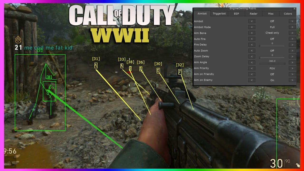 The Call of Duty WW2 Hacker Problem (COD WW2 Aimbot Hacks Gameplay)