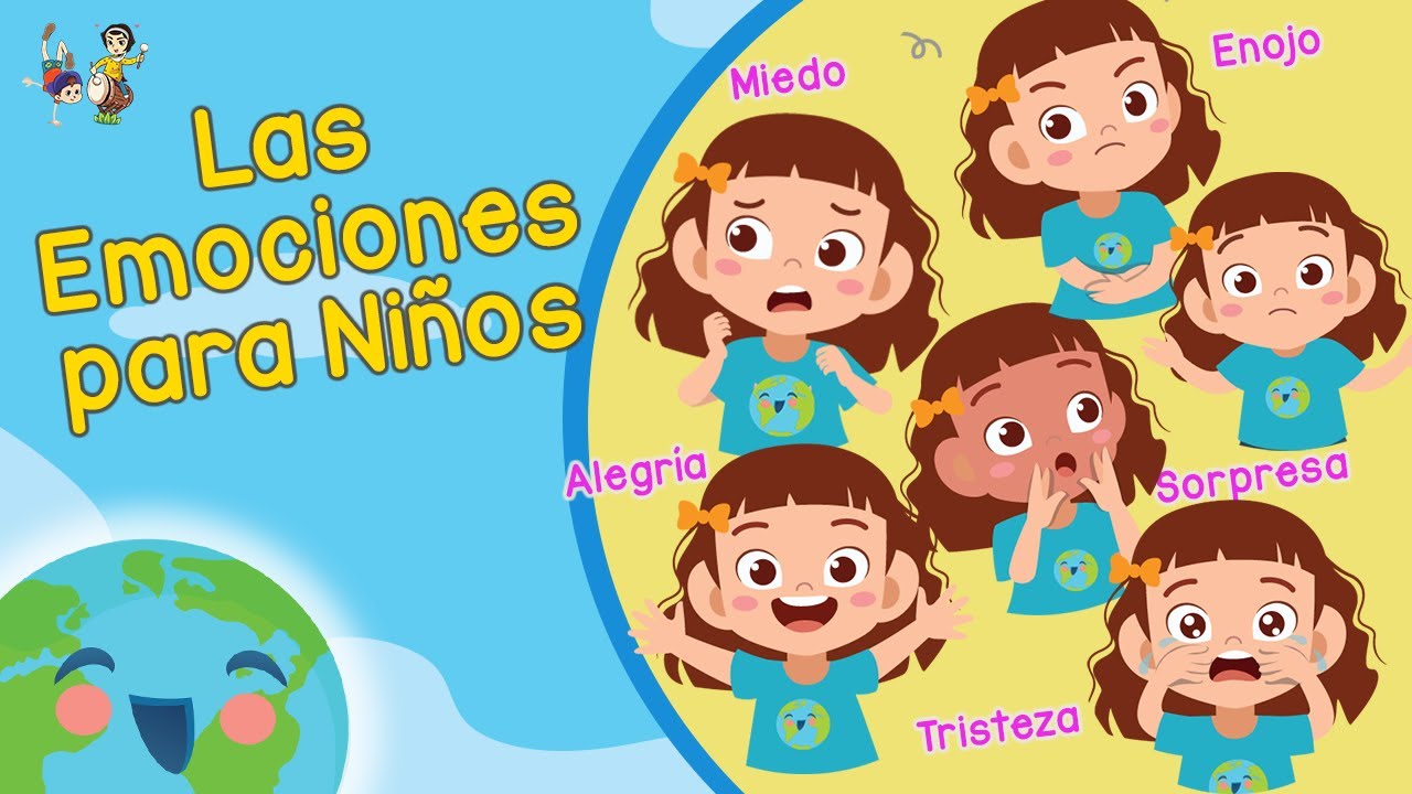 Las Emociones Basicas para Niños (Videos Educativos para Niños)