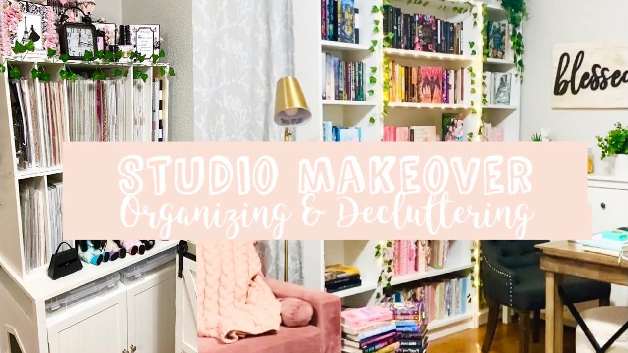 Craft Room Studio/Home Office | Decluttering & Organizing