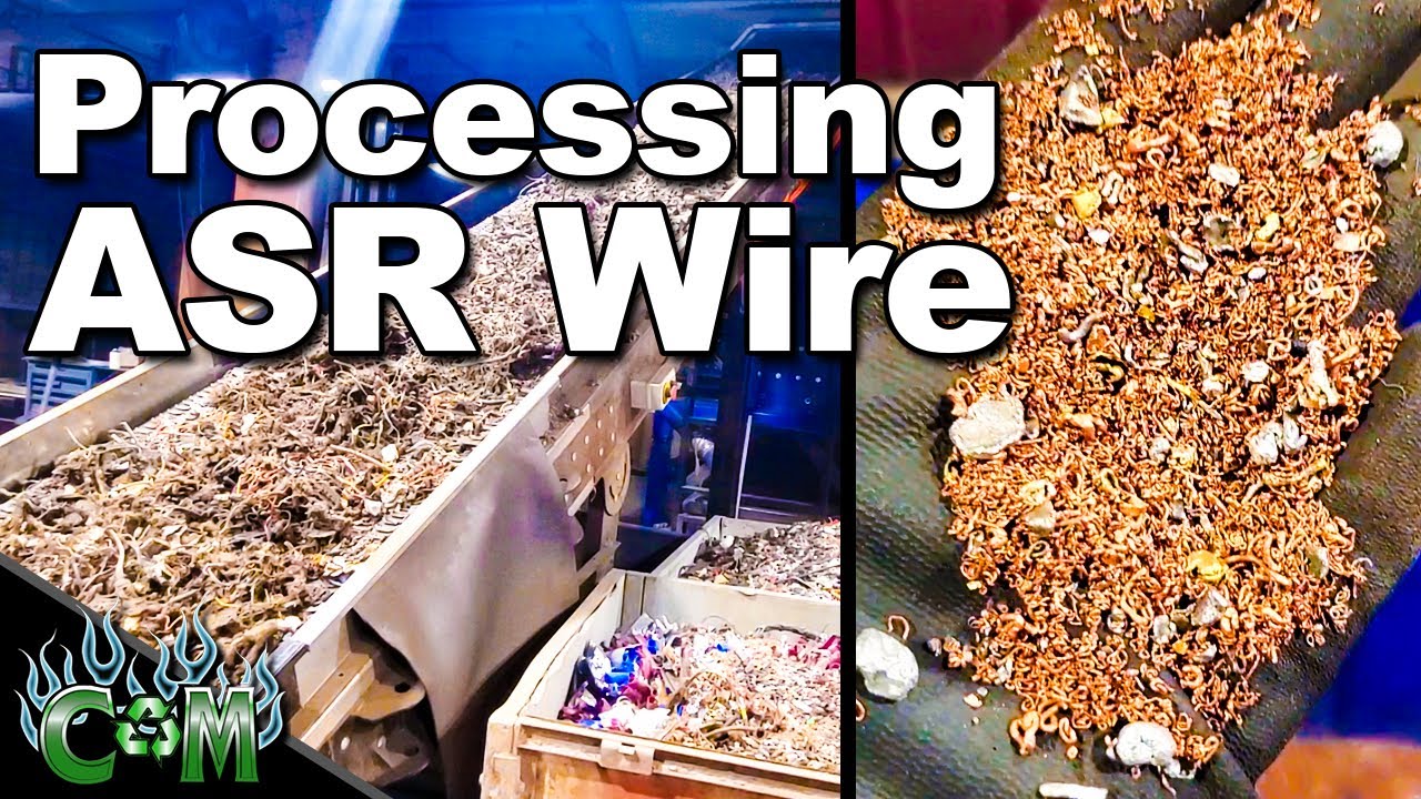 How a Vertical Mill and Air Separation Table Process Auto Shredder Residue Wire (ASRW)