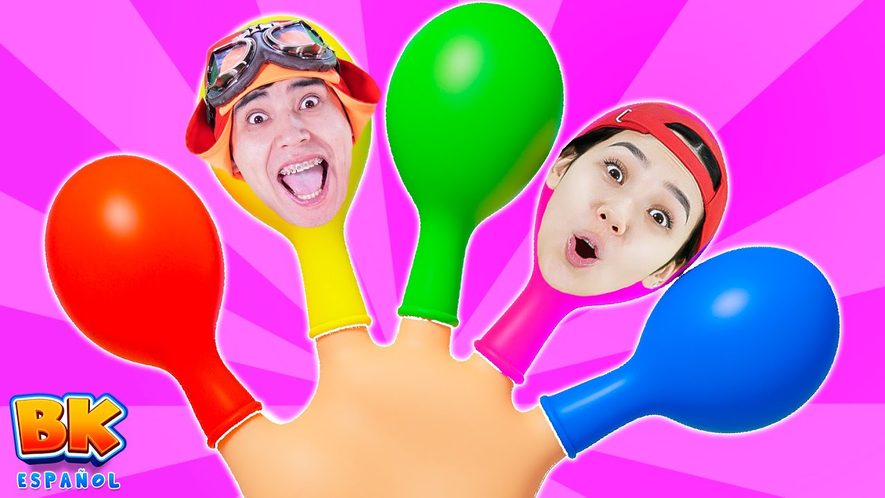 Familia de dedos de globos | Canciones Infantiles | BisKids Espa&ntilde;ol