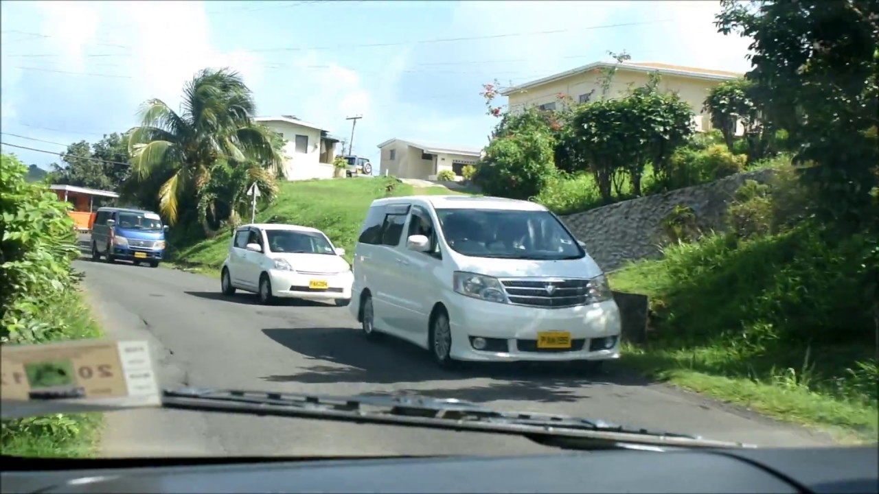 Grenada- Bus Ride From Perdmontemps St David's To St George's