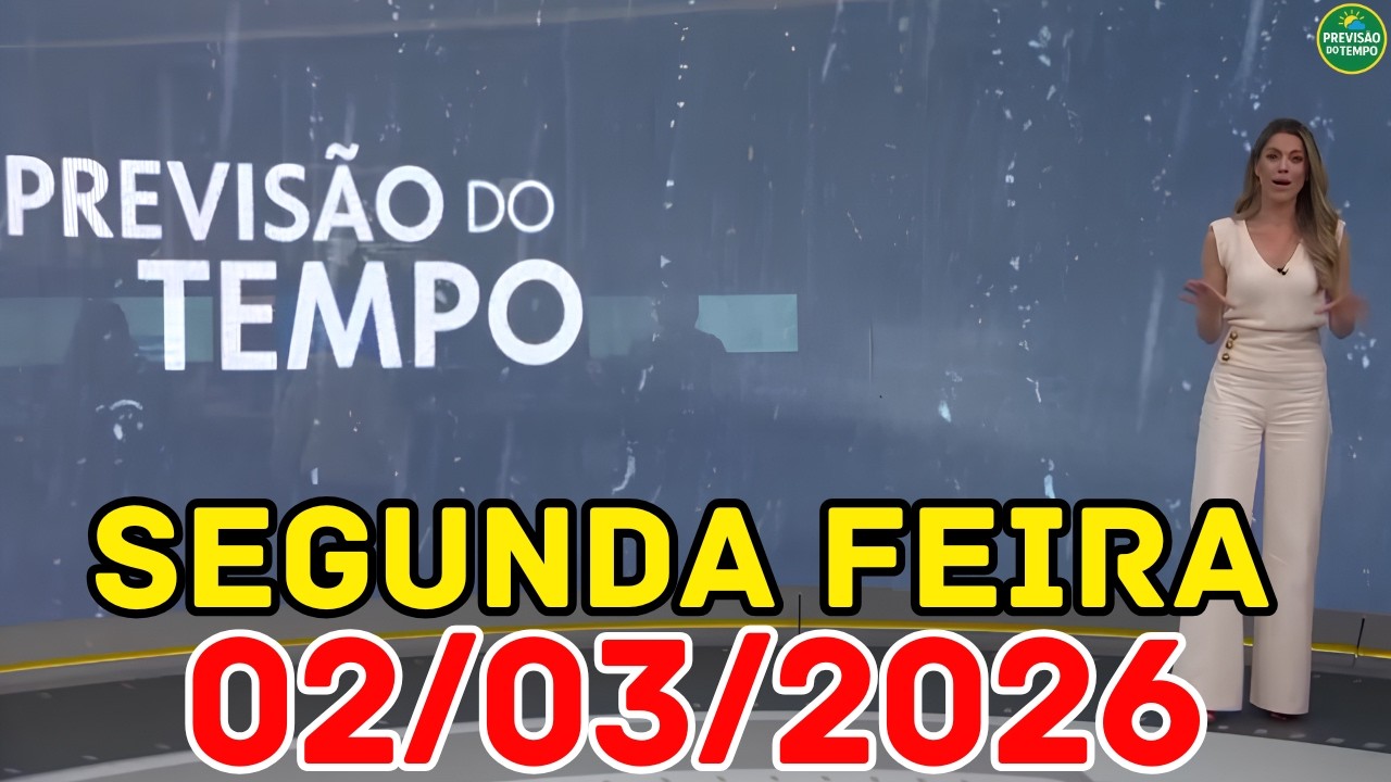 ALERTA DE TEMPORAL: ZCIT e Frente Fria atinge Norte e Nordeste | Previsão do Tempo Jornal Hoje 02/03