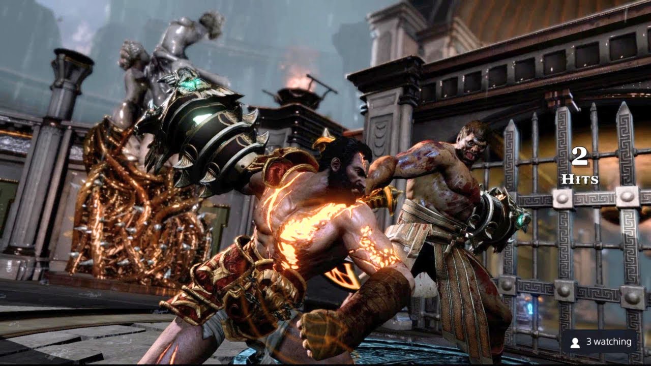 Деймос против Геркулеса — God of War 3 (4K 60FPS)