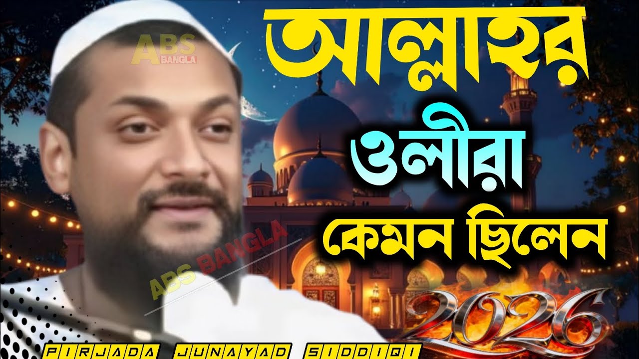 আল্লার অলীরা কেমন ছিল _পীরজাদা জুনায়েদ সিদ্দীকী _pirjada junayad siddiqi waz