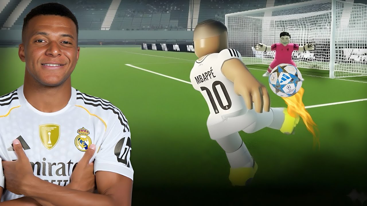 KYLIAN MBAPPE In Real Futbol! (Roblox)