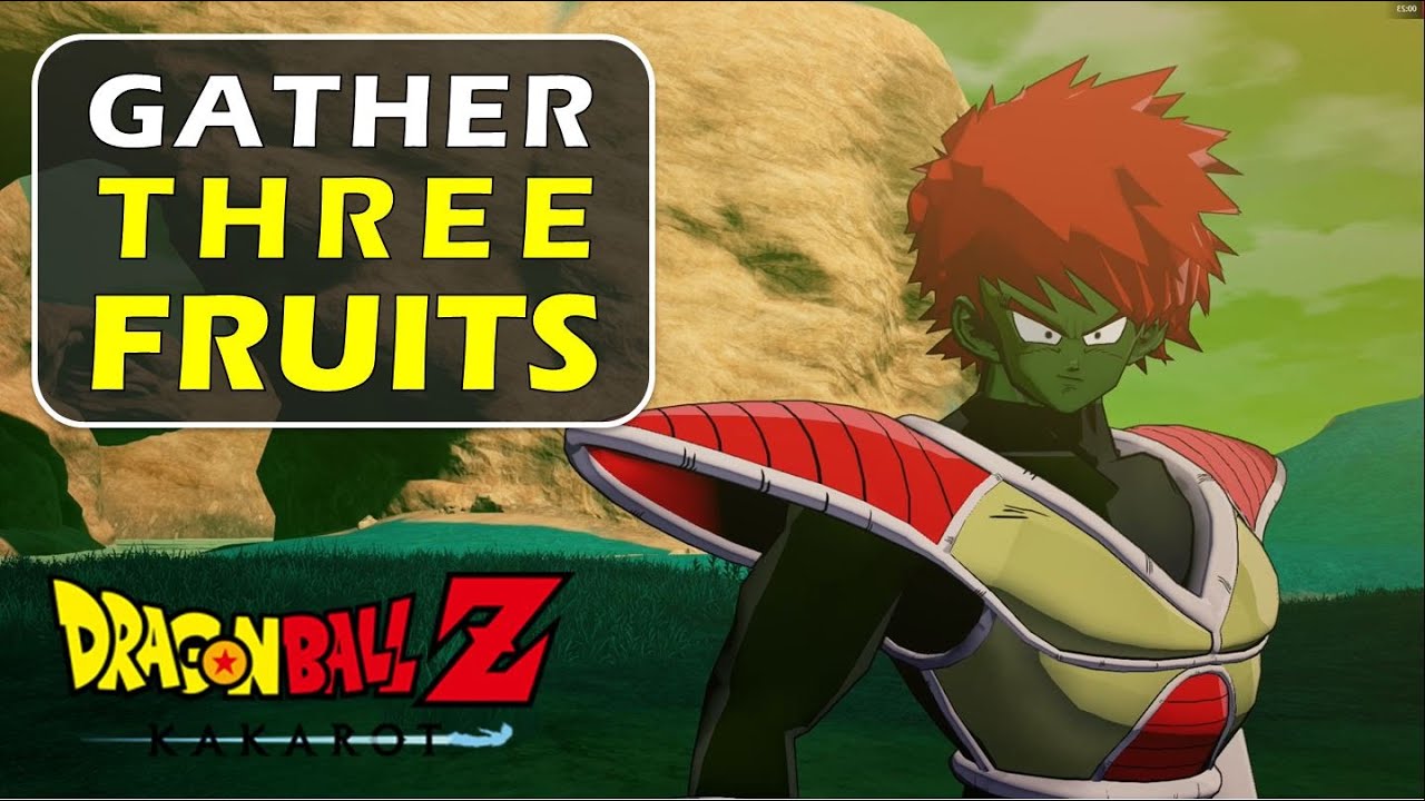 Gather Three Types of Fruits | Rogue Chef Melone: Rollonut Location | Dragon Ball Z Kakarot (DBZ)