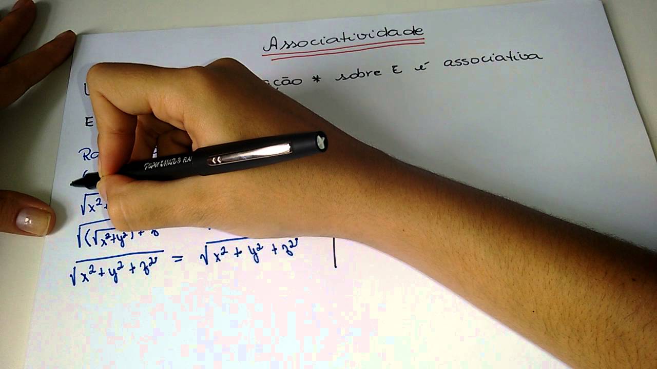 Associatividade -  Álgebra