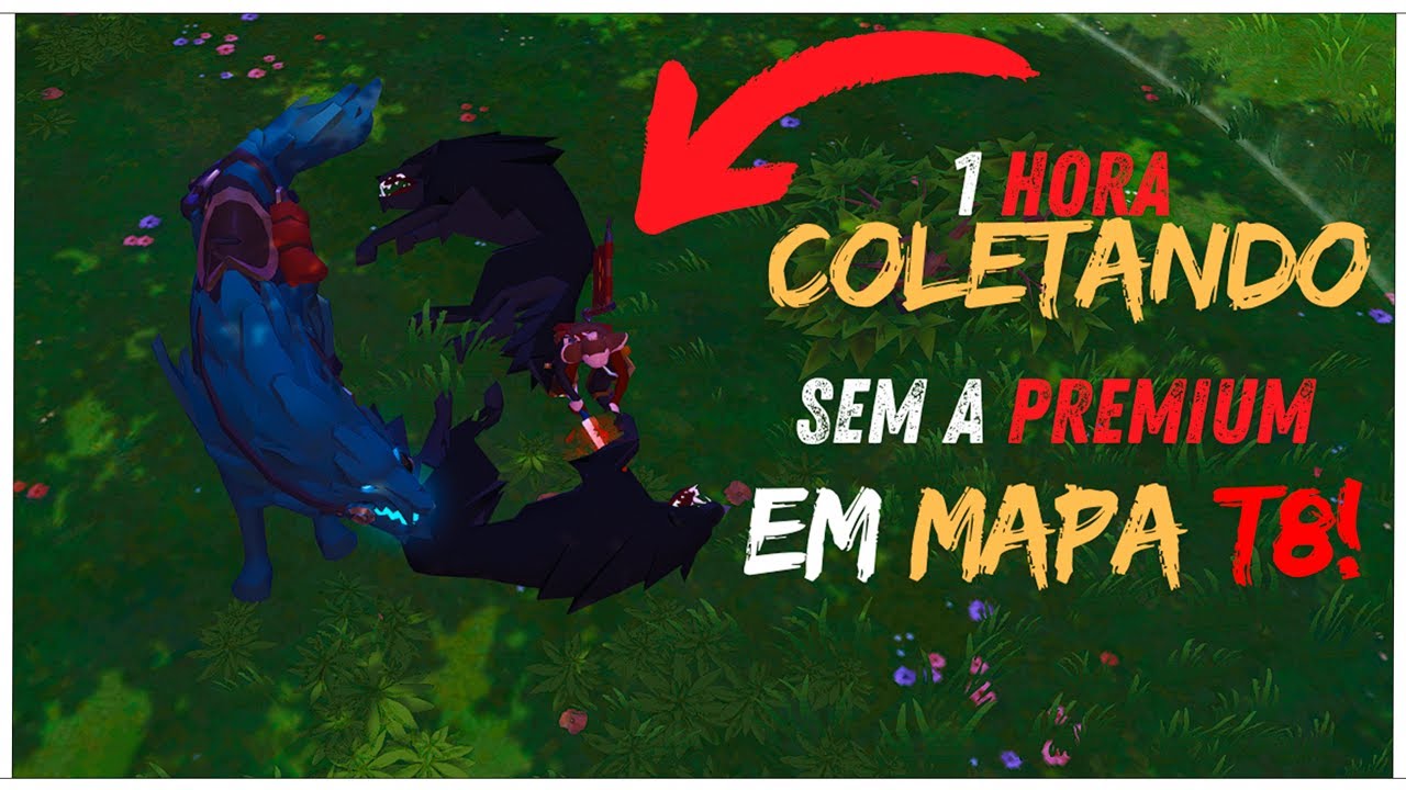 COLETA DE PELEGO EM MAPA T8  - Albion online