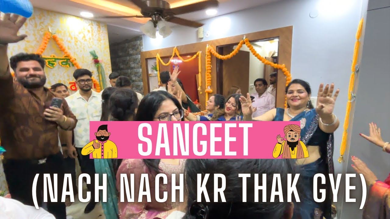 Sangeet ki raat | Jashan ki raat🎉🎉#wedding #familyfunctions | The soni vlogs
