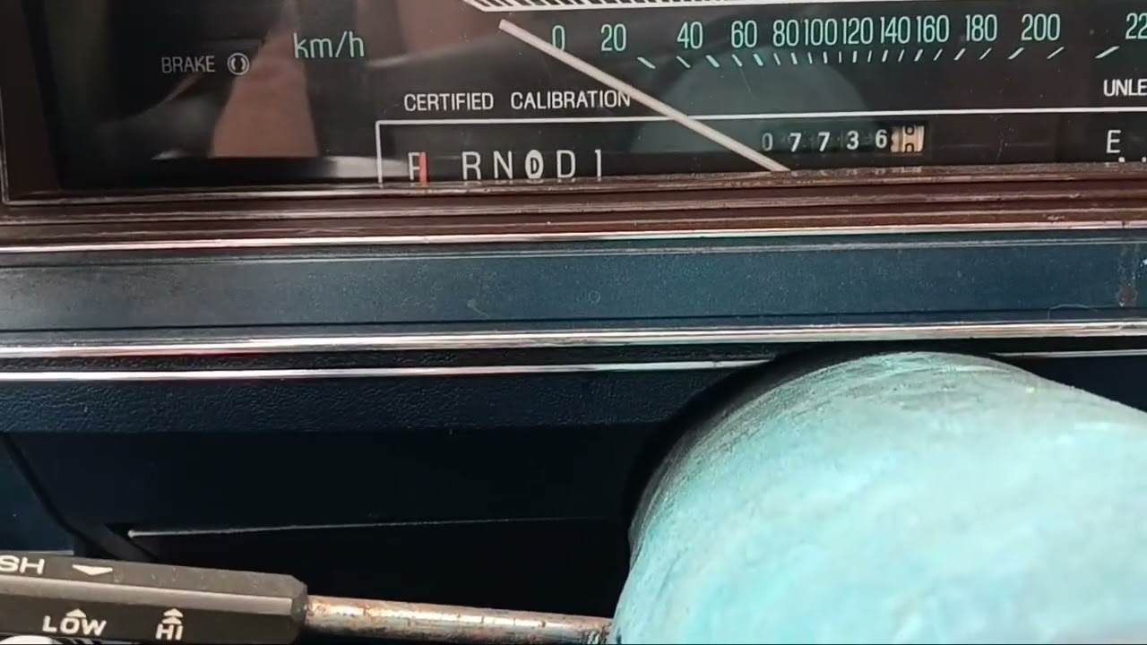 How to manually shift your 80-89 Ford AOD transmission (non-police package cars)