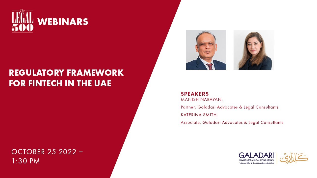 Regulatory Framework for Fintech in the UAE