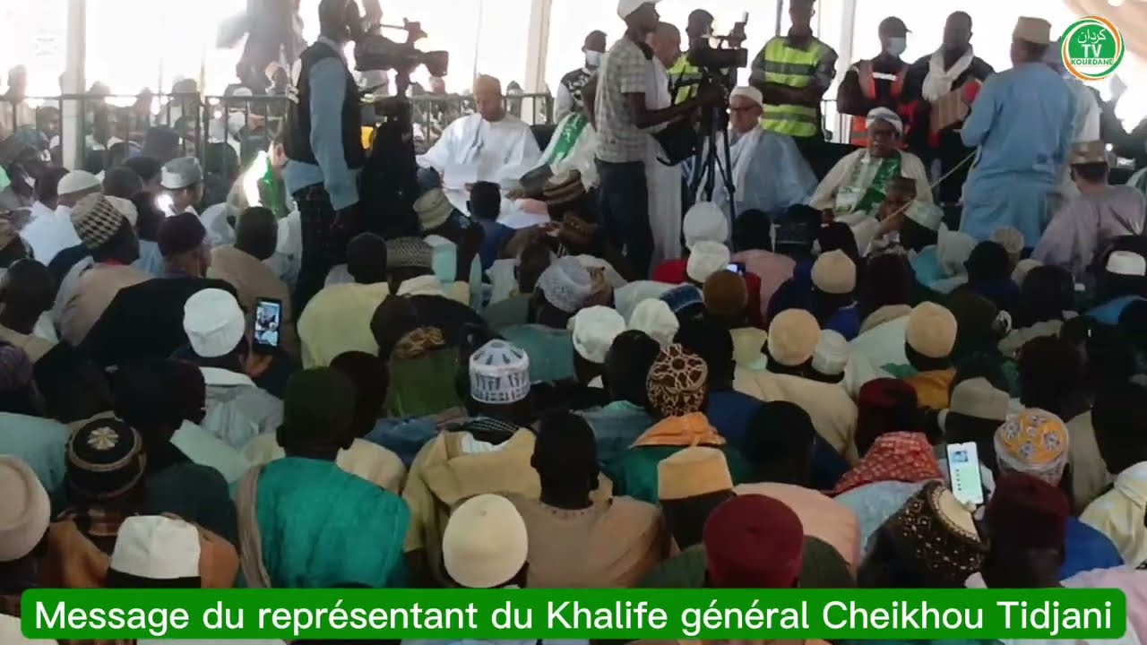 Message du représentant du Khalife général Cheikhou Tidjani