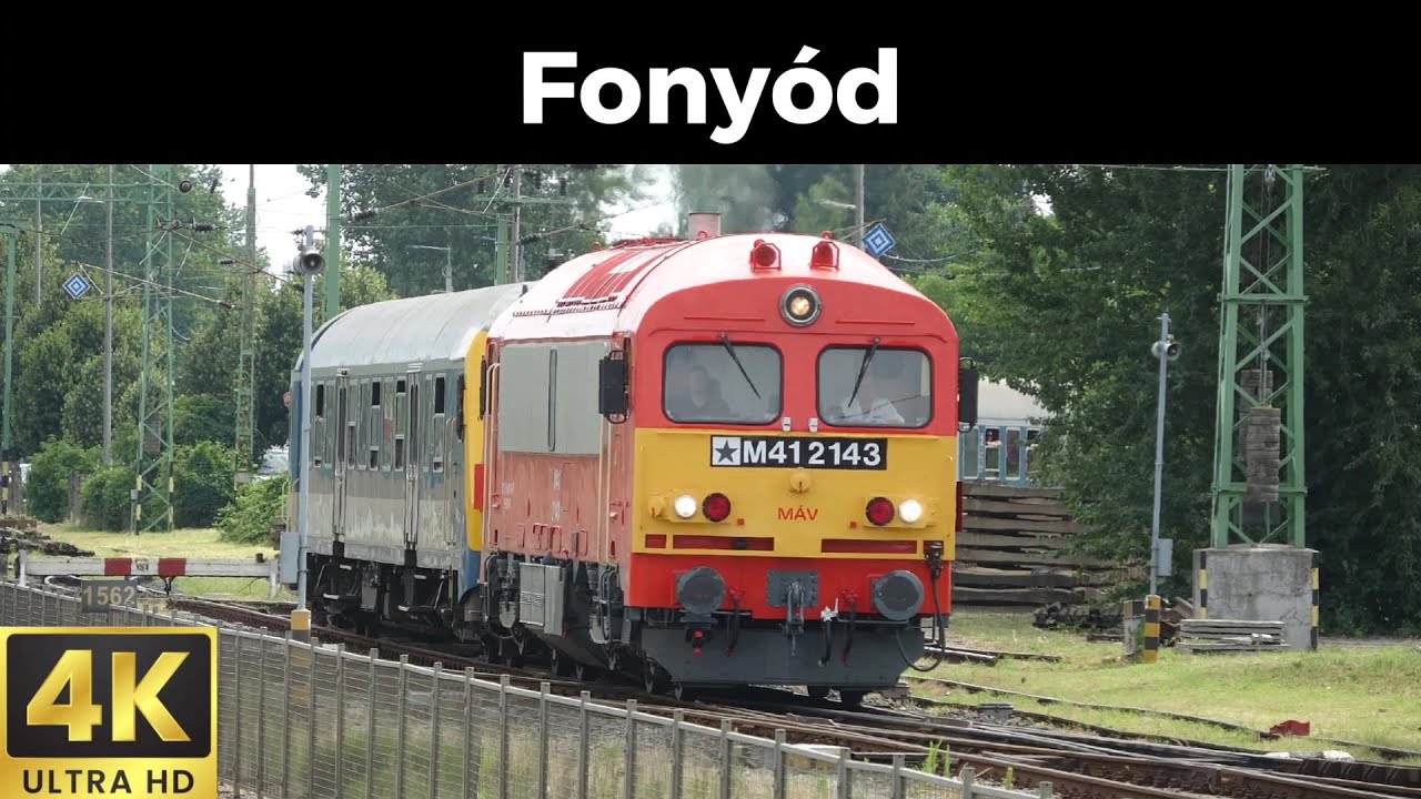 Retró csörgő menetrend szerint! Vonatok Fonyódon / Trains in Fonyód / Züge in Fonyód 2024 Július