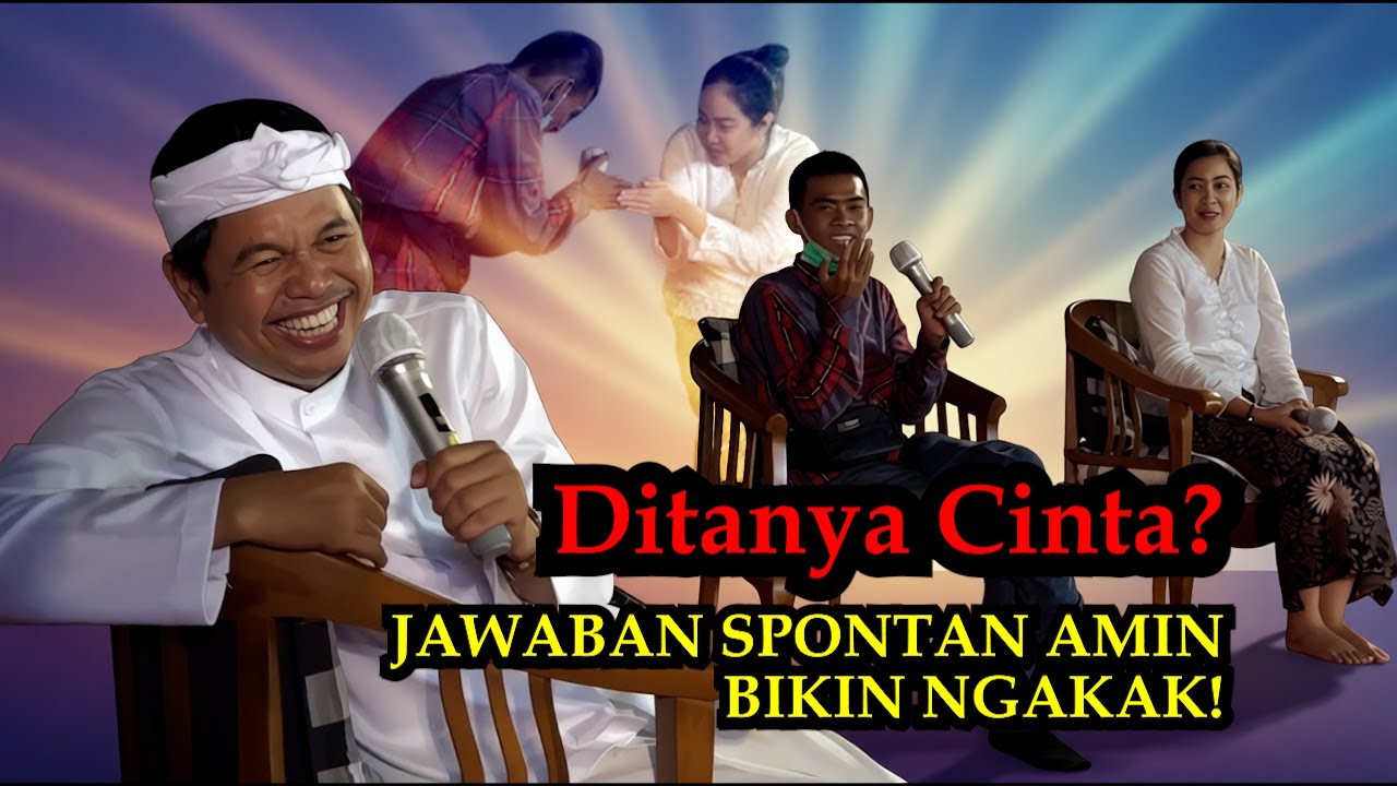 Ditanya Cinta? Jawaban Amin Bikin Kang Dedi Ngakak! Kisah KDM & Amin