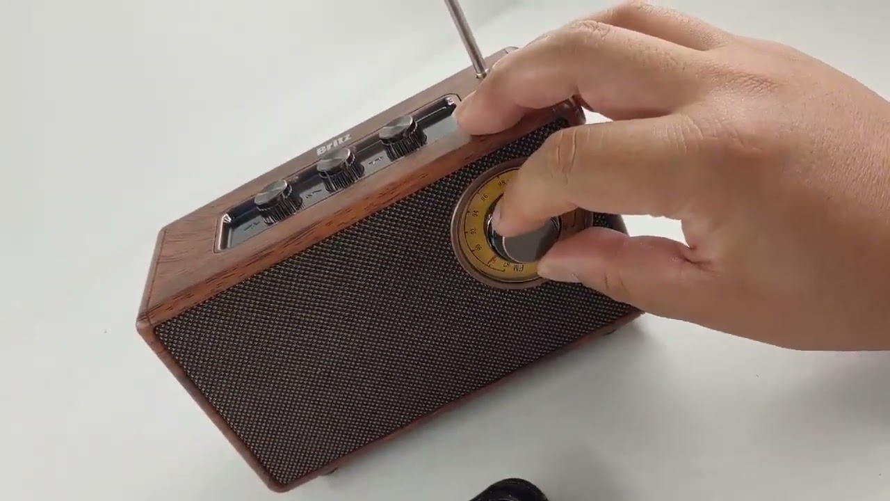 브리츠 블루투스 스피커 BA-MK5 레트로 오디오 FM라디오 지원