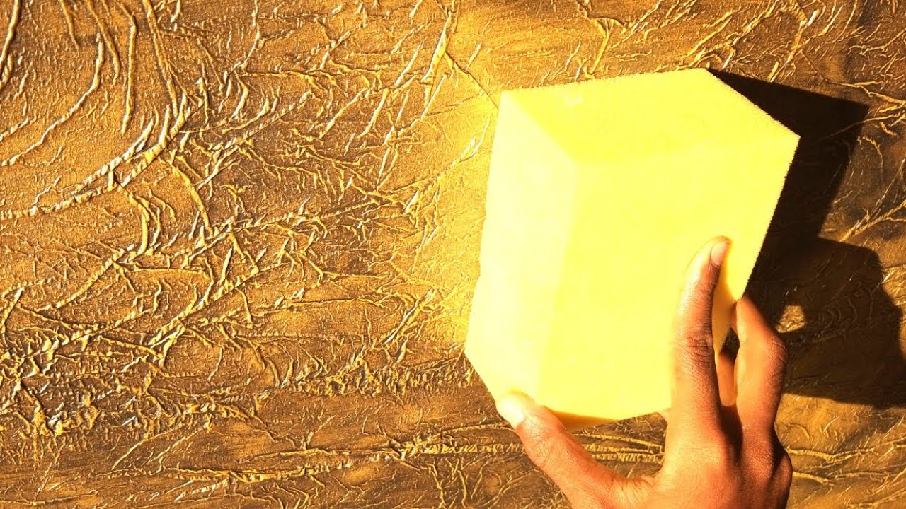 Wall painting crinkle design special effects