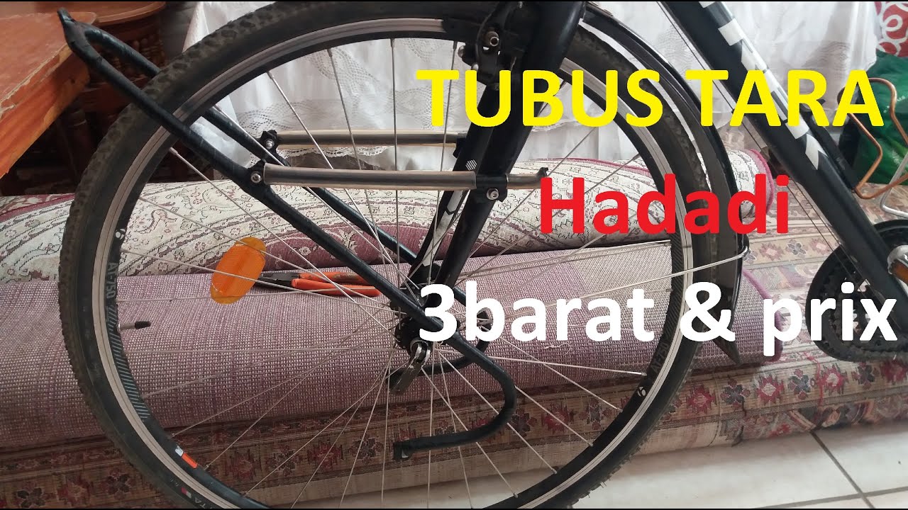 Porte bagage Tubus tara avant : dimensions et mesure chez le métaller.
