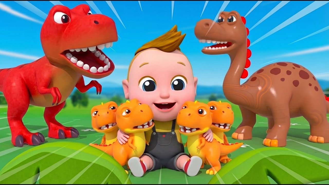 Buscando a la Mamá T-Rex | Canción de Dinosaurios | Canciones Infantiles - Super Sumo En Español