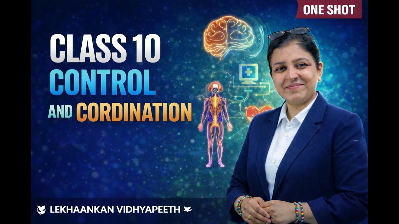 CLASS 10 – CONTROL & COORDINATION | ONE SHOT | By - Ritu Ma'am | Lekhankan Vidhyapeeth |