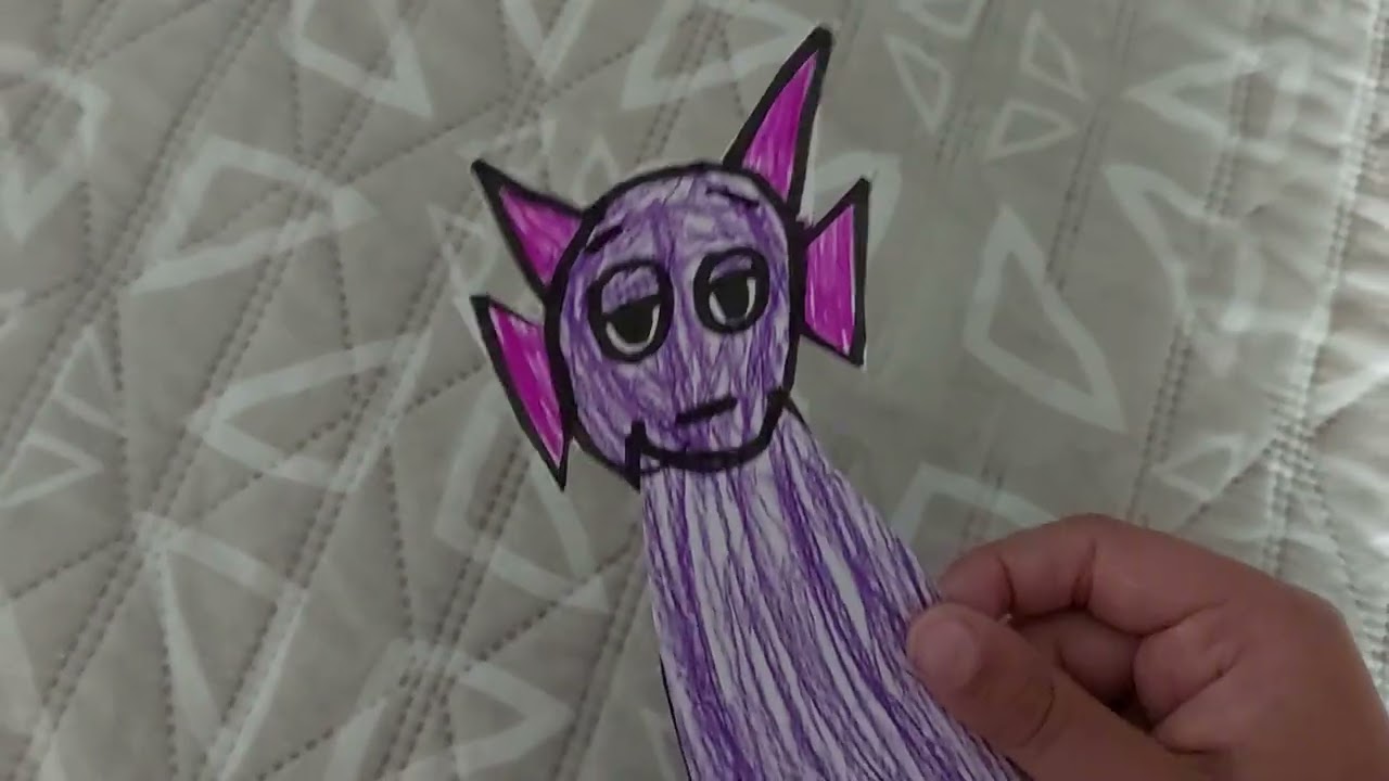 sprunki pero de papel xd