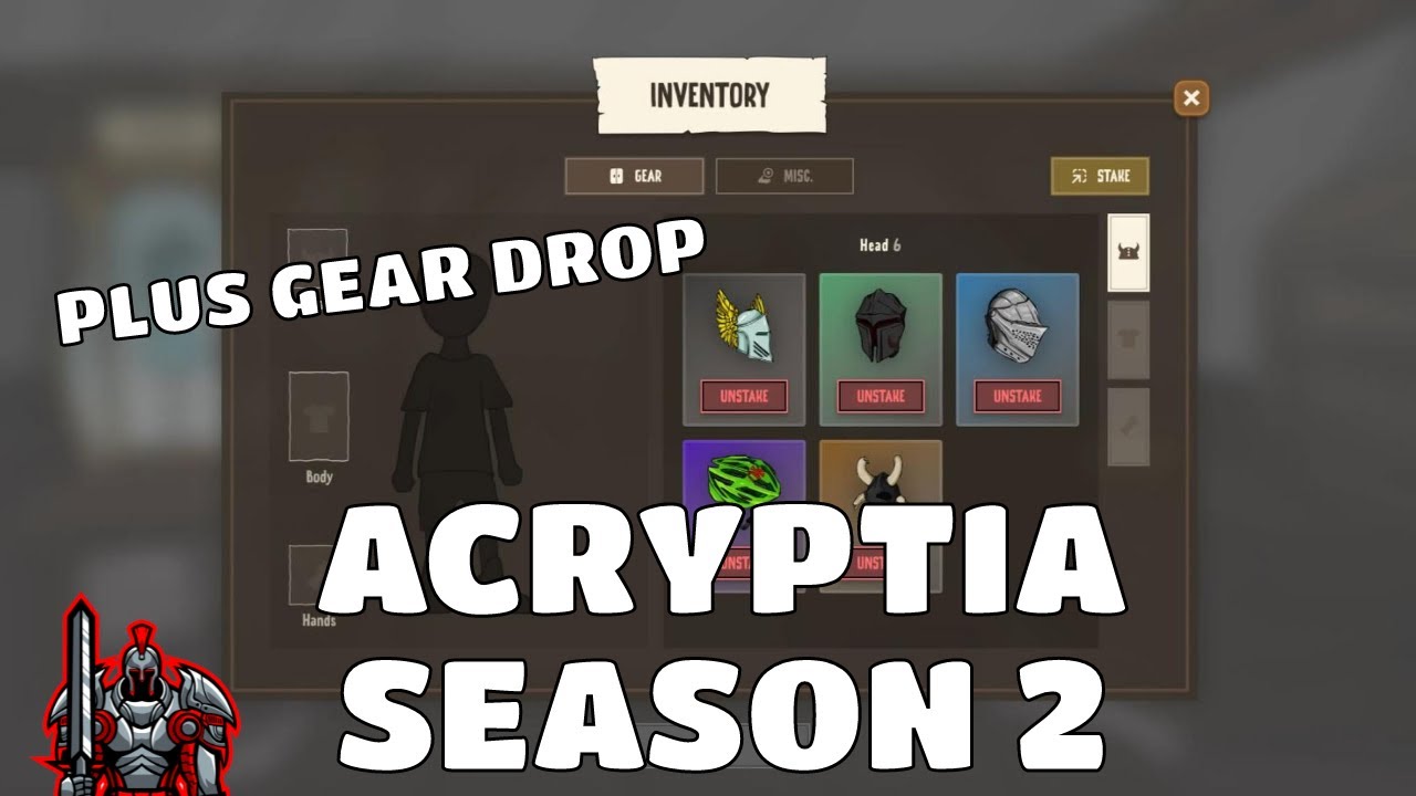 Acryptia NFT Game | Season 2 and Gear Drop | WAX Blockchain