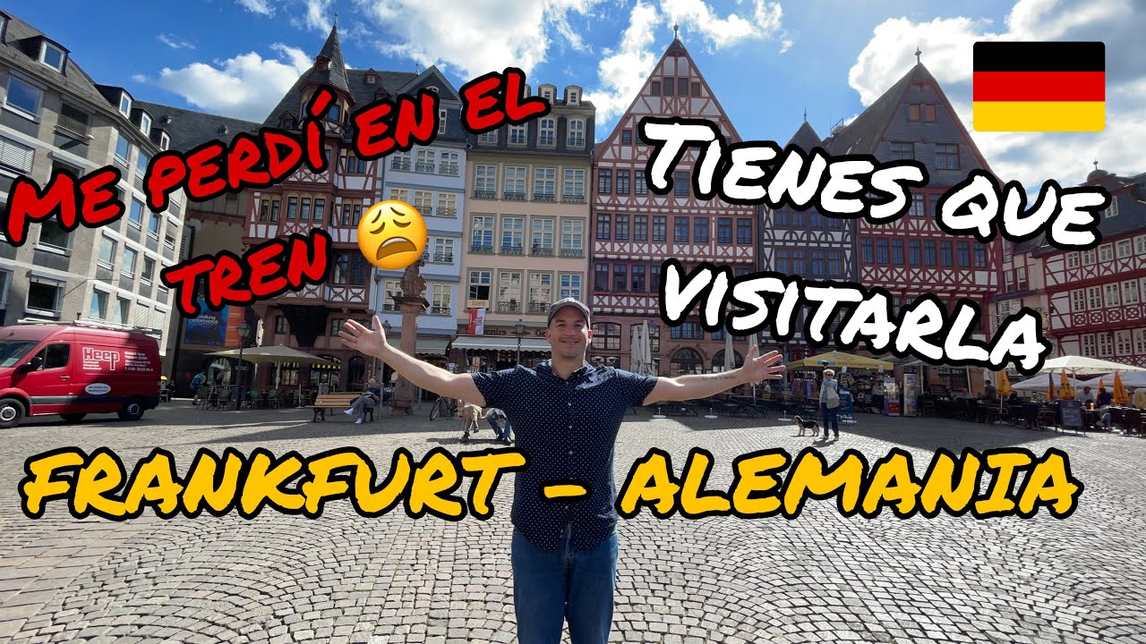 MI PRIMERA VEZ EN FRANKFURT ALEMANIA 🇩🇪 | Como ir del Aeropuerto al Centro