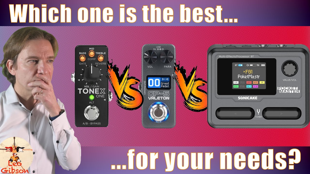 Valeton GP-5 против ToneX One против SoniCacke Pocket Master (с нулевым тестом и против лампового...