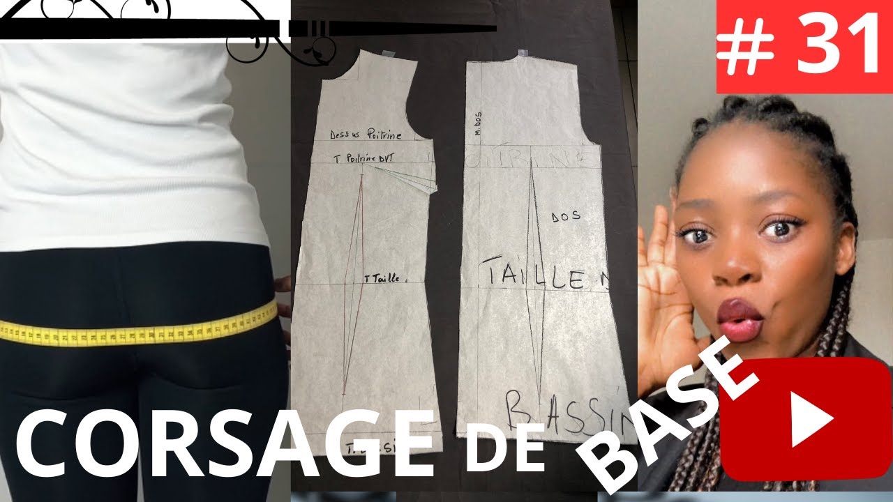 COMMENT TRACER UN CORSAGE DE BASE. 