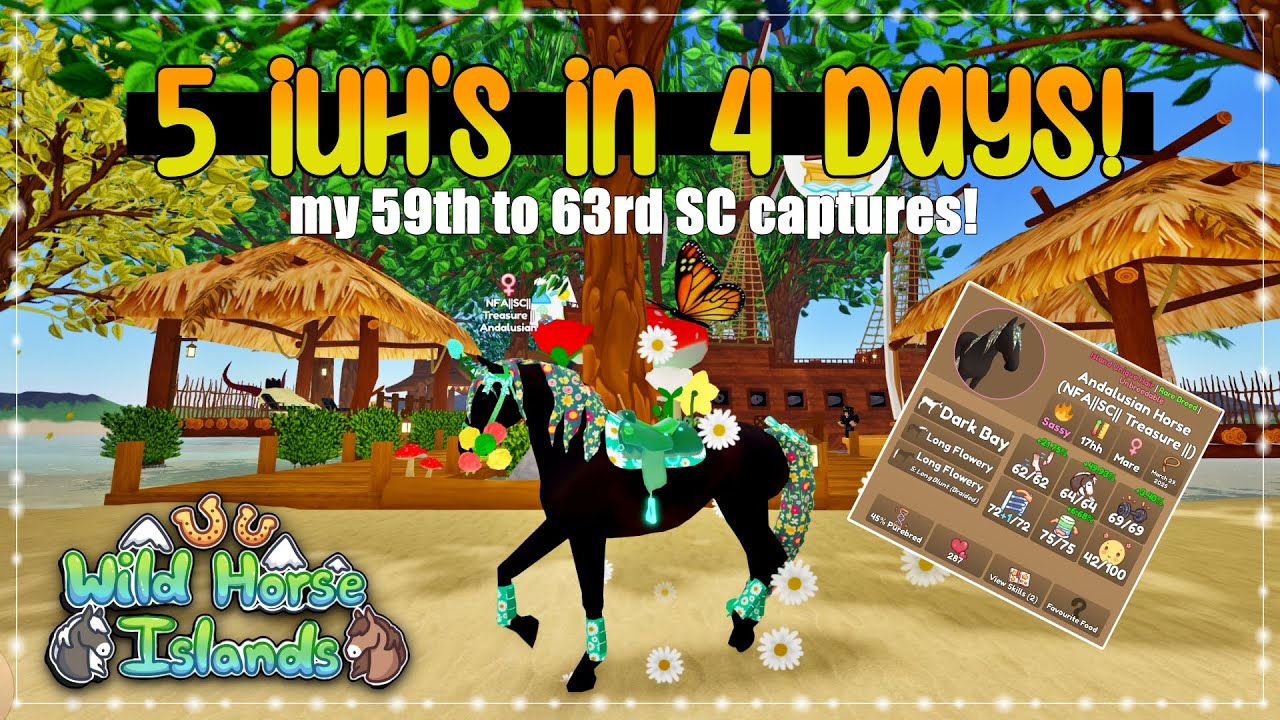 5 IUH's in 4 Days- Wild Horse Islands ROBLOX #wildhorseislands #roblox