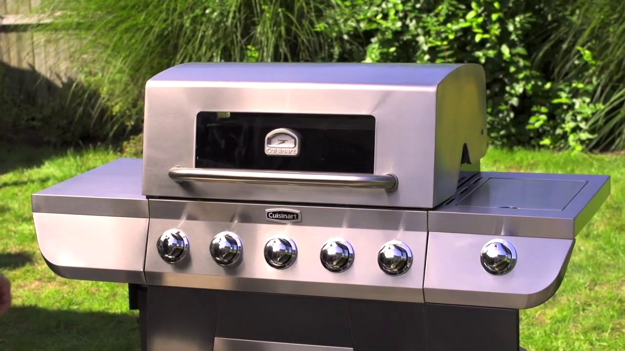 Cuisinart&reg; | 3 in 1 Stainless Five Burner Gas Grill