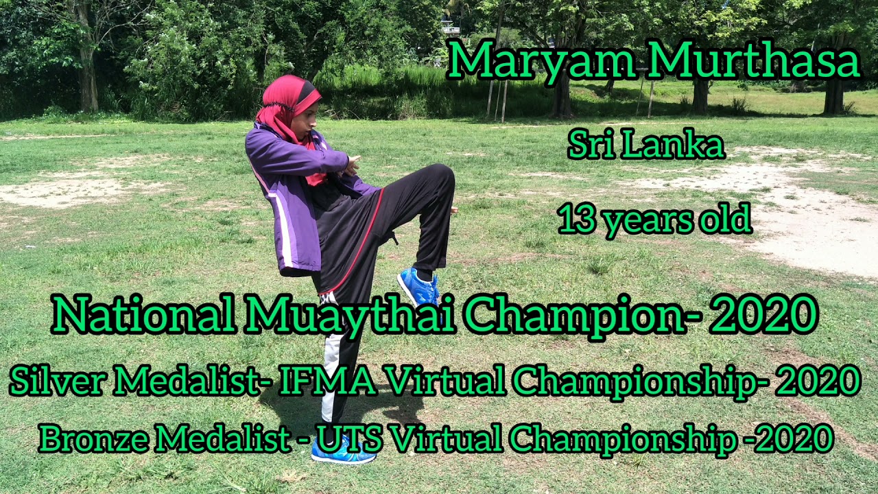 Maryam Murthasa_Daily Muaythai practice- Sister of @BassamMurthasaYoungHero