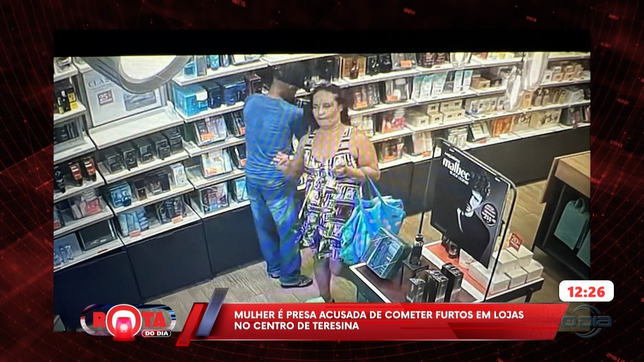 Mulher é presa suspeita de cometer vários assaltos no centro de Teresina 10 03 2026