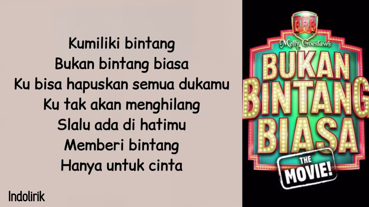 BBB - Bukan Bintang Biasa | Lirik Lagu Indonesia